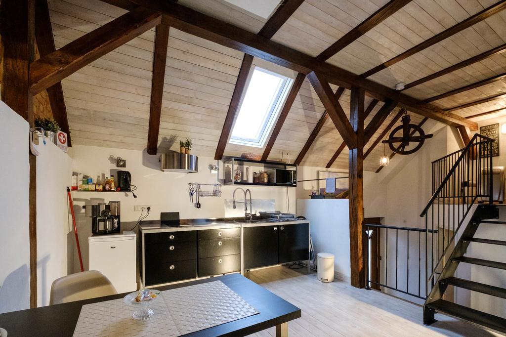 Apartment Bleibe Besigheim Bagian luar foto